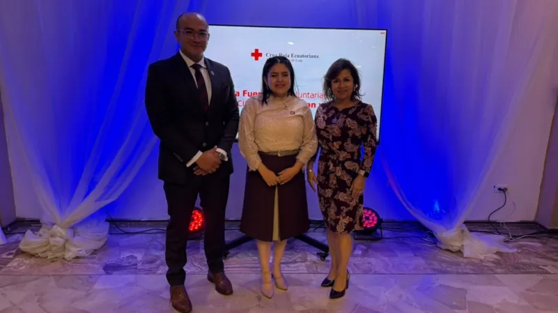 CONDECORACIÓN. Cruz Roja Loja realizó la Ceremonia de Condecoración e Insignias.