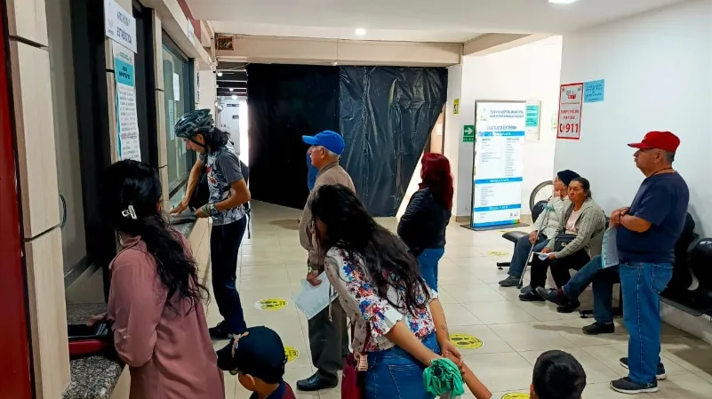 REMODELACIÓN. Los trabajos de remodelación actualmente se concentran en el segundo piso de la Clínica Hospital Municipal.