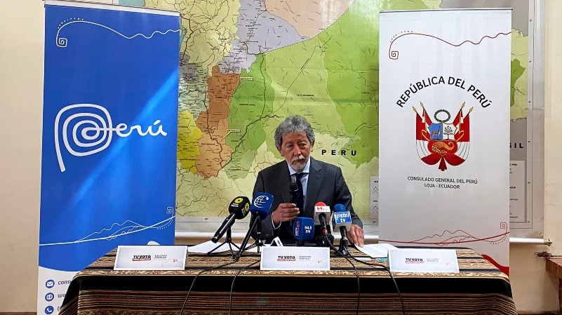 CONSULADO. Ciudadanos peruanos en Loja acudirán al consulado para participar en las elecciones generales del Perú este 12 de abril.