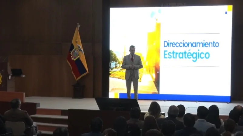 EVENTO. Autoridades de la UTPL expusieron los principales avances académicos e institucionales.
